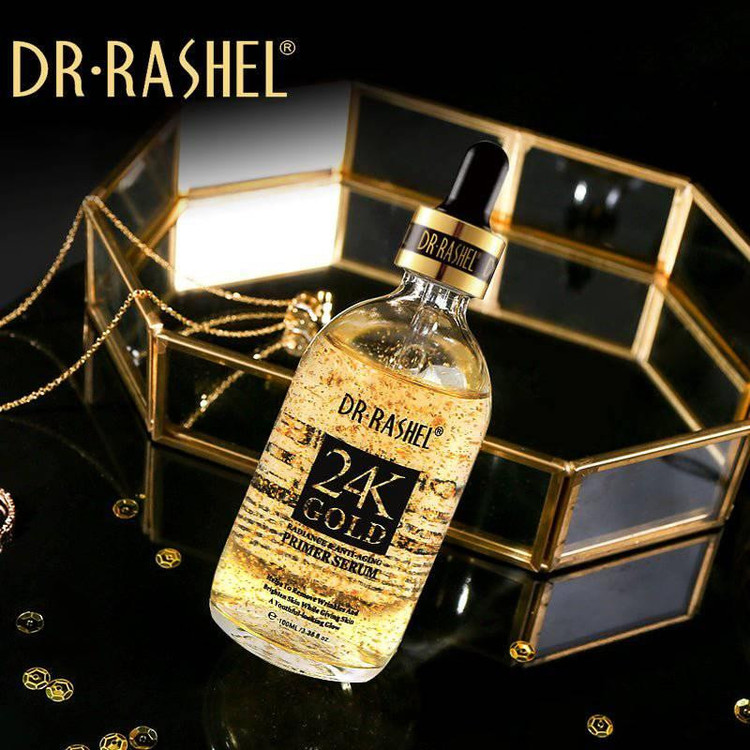 سرم پرایمر طلا 24K دکتر راشل | درخشانکننده و ضدچروک پوست