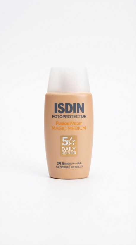 ضدآفتاب فیوژن واتر رنگی ایزدین مجیک مدیوم SPF 50