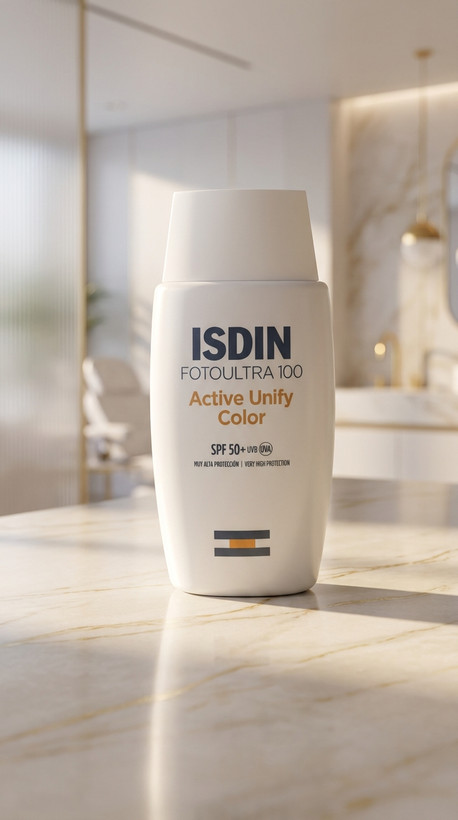 ضدآفتاب ضدلک رنگی اکتیو یونیفای ایزدین FotoUltra 100 SPF 50+