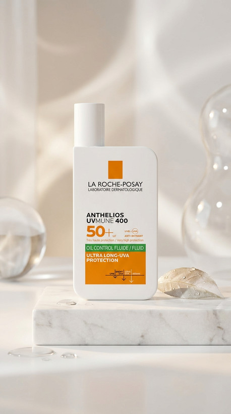 ضدآفتاب آنتلیوس یوویمون ۴۰۰ اویل کنترل فلویید لاروش پوزای SPF 50+