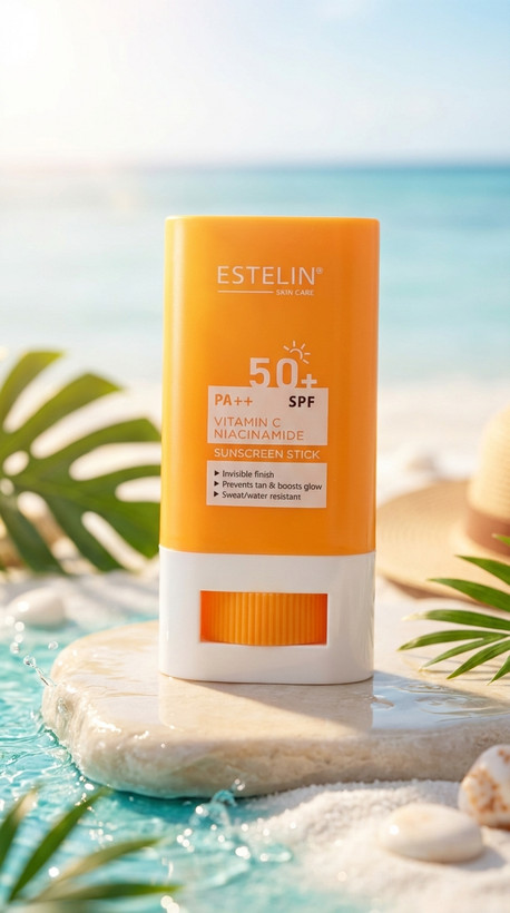 ضدآفتاب استیکی ویتامین C استلین SPF 50 PA++