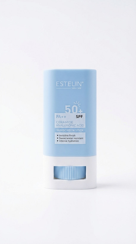 ضدآفتاب استیکی سرامید و هیالورونیک اسید استلین SPF 50 PA++