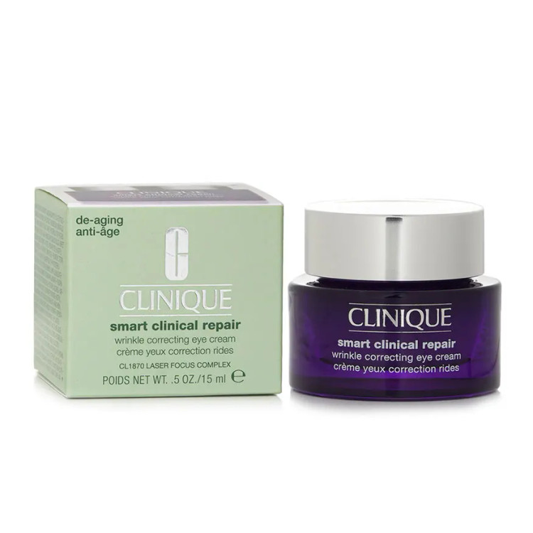 کرم دور چشم ضد چروک و جوانساز کلینیک Clinique مدل Smart Clinical Repair حجم 30 میل