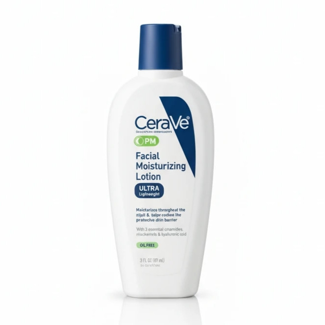 لوسیون مرطوبکننده شب سراوی (CeraVe) با بافت فوقسبک و ترمیمکننده