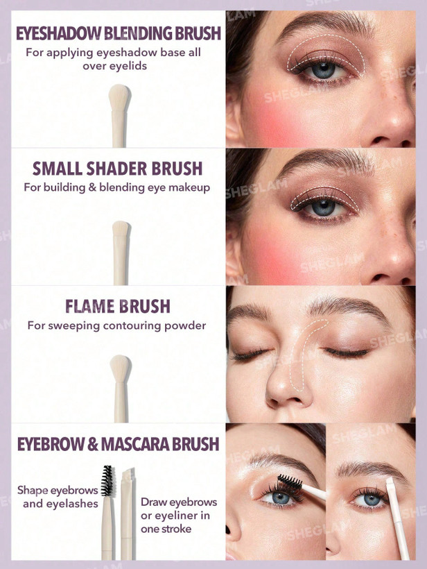 ست براش ۸ عددی شیگلم (برس تیکه) مدل Pro Core Brush kit