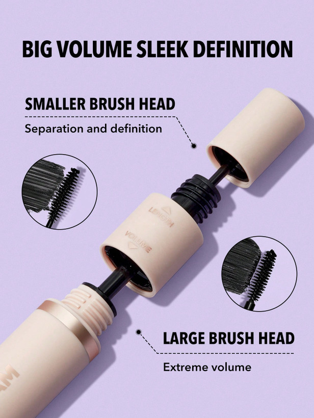 ریمل دو سر حجم دهنده و بلند کننده شیگلم مدل Lash Besties 2-In-1 Mascara