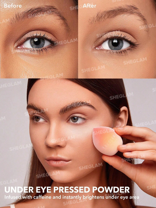 پودر فیکس دو منظور شیگلم (دو کاره صورت و زیر چشم) مدل Insta-Ready Face & Under Eye Setting Powder Duo