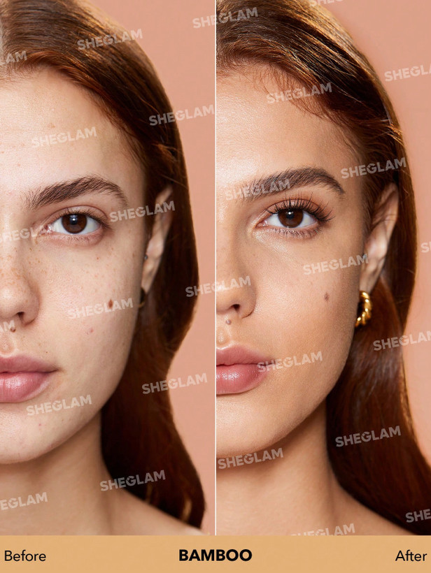 کرم پودر بادوام و مات شیگلم مدل Complexion Pro Long Lasting Breathable Matte Foundation