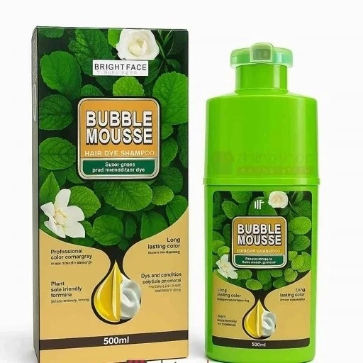 شامپو رنگ مو بابل موس مشکی مدل قدیم اورجینال(تضمینی) 500ml ژلاتین